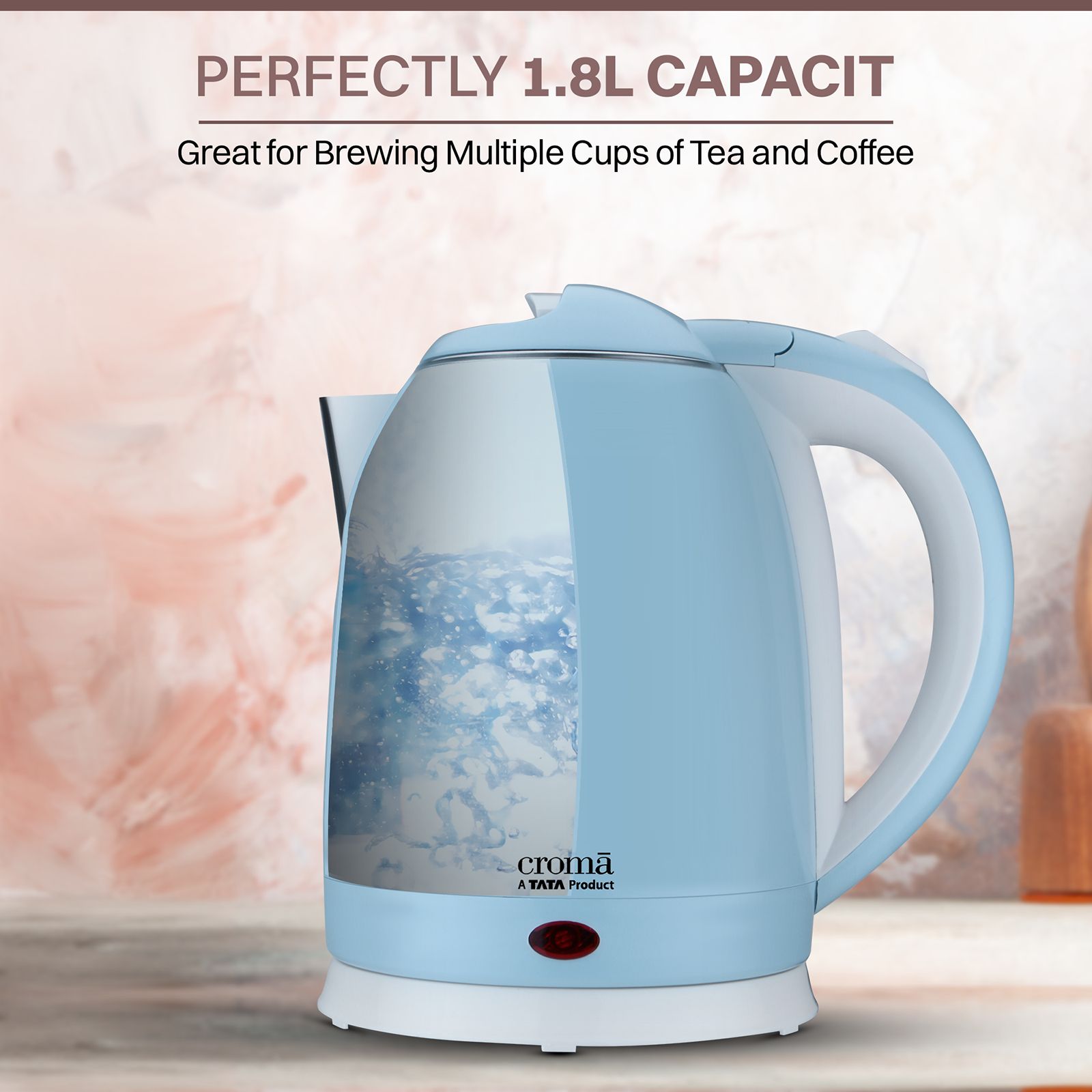 Croma 1500 Watt 1.8 Litre Electric Kettle with Overload Protection (Blue) Croma 1500 Watt 1.8 Litre Electric Kettle with Overload Protection (Blue)_12