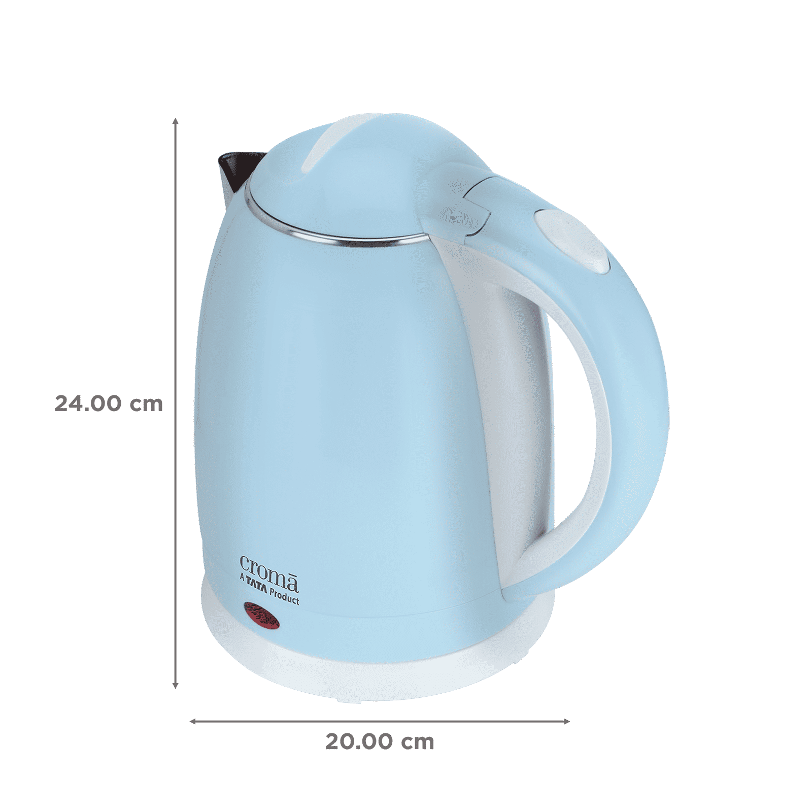 Croma 1500 Watt 1.8 Litre Electric Kettle with Overload Protection (Blue) Croma 1500 Watt 1.8 Litre Electric Kettle with Overload Protection (Blue)_2