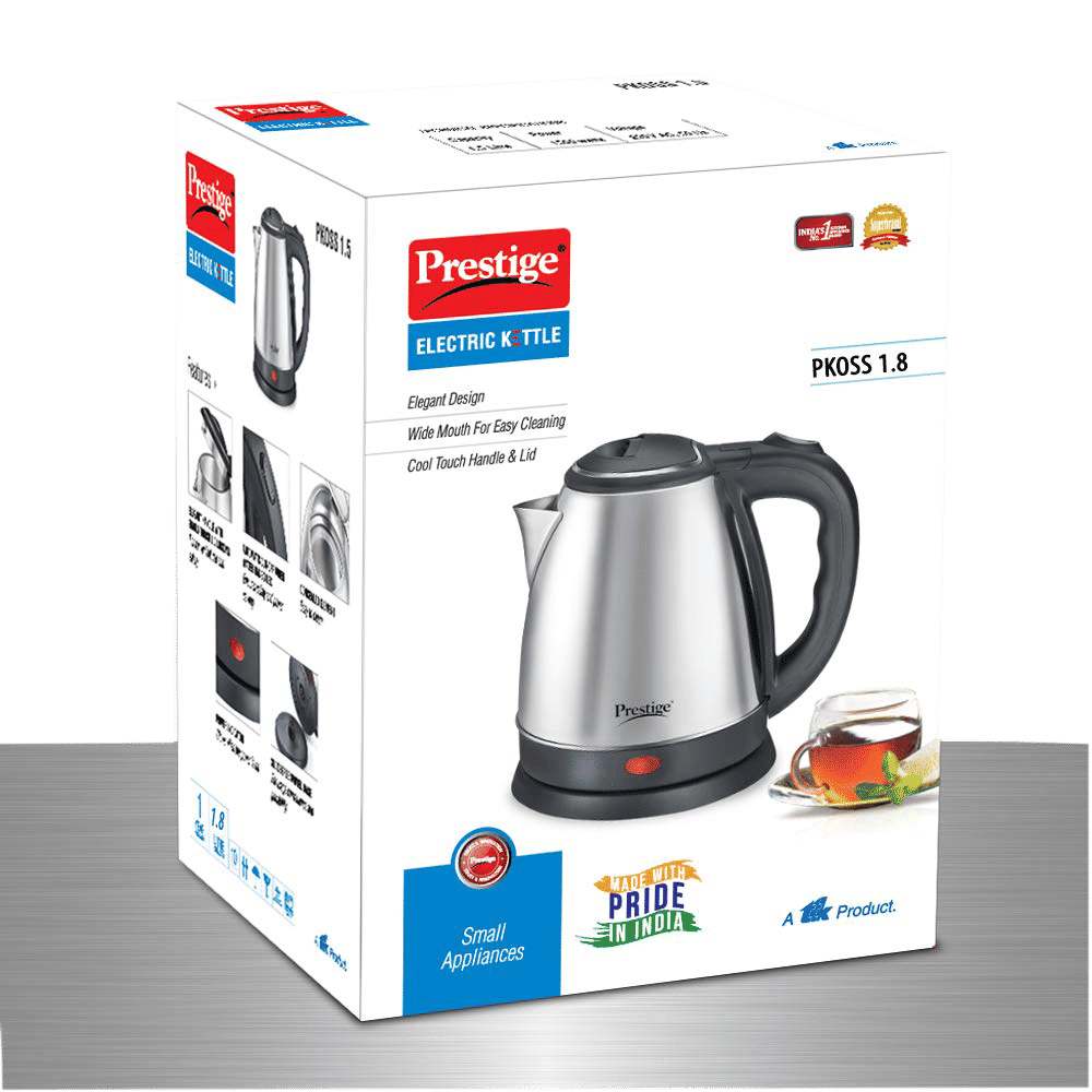Prestige PKOSS 1500 Watt 1.8 Litre Electric Kettle with 360 Degree Swivel (Black) Prestige PKOSS 1500 Watt 1.8 Litre Electric Kettle with 360 Degree Swivel (Black)_8