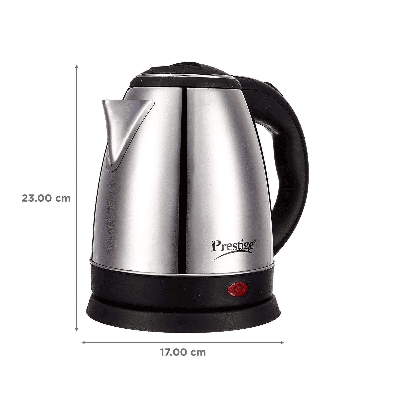 Prestige PKOSS 1500 Watt 1.5 Litre Electric Kettle with 360 Degree Swivel (Silver)_2