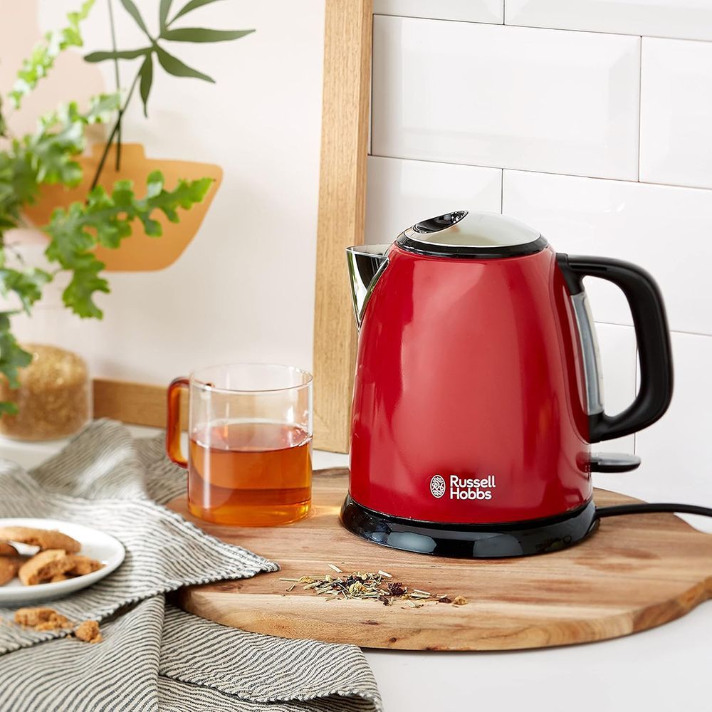 Russell Hobbs Colours Plus 2400 Watt 1 Litre Electric Kettle with Anti Scale Filter (Flame Red)_11