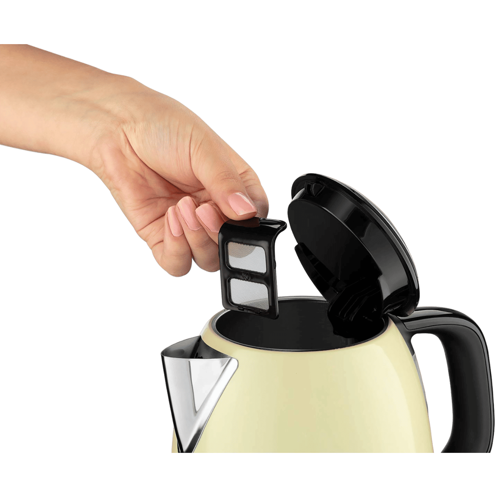 Russell Hobbs Colours Plus 2400 Watt 1 Litre Electric Kettle with Anti Scale Filter (Cream)_10