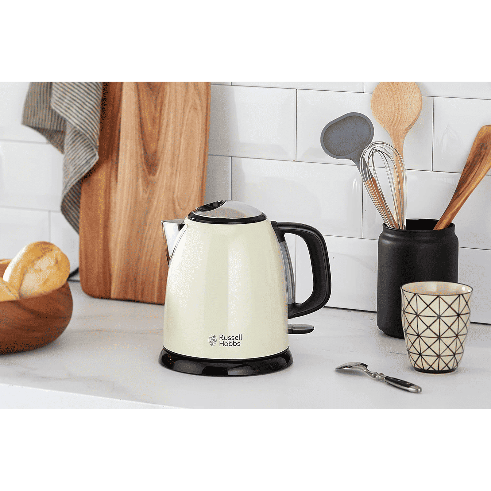 Russell Hobbs Colours Plus 2400 Watt 1 Litre Electric Kettle with Anti Scale Filter (Cream)_13