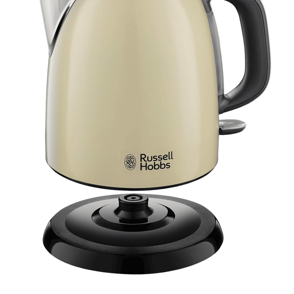Russell Hobbs Colours Plus 2400 Watt 1 Litre Electric Kettle with Anti Scale Filter (Cream)_5