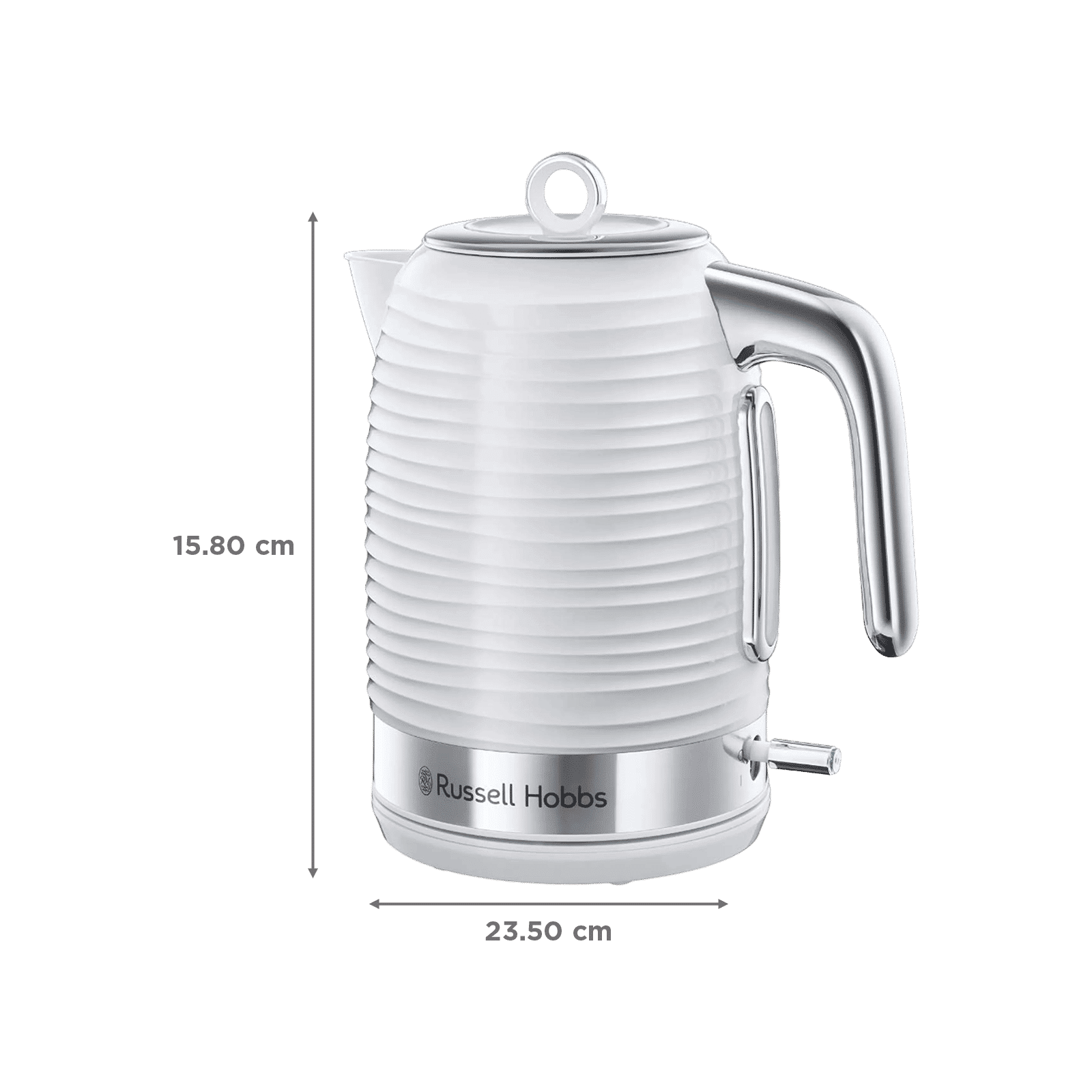 Russell Hobbs Inspire 2400 Watt 1.7 Litre Electric Kettle with 360 Degree Cordless Base (White)_2