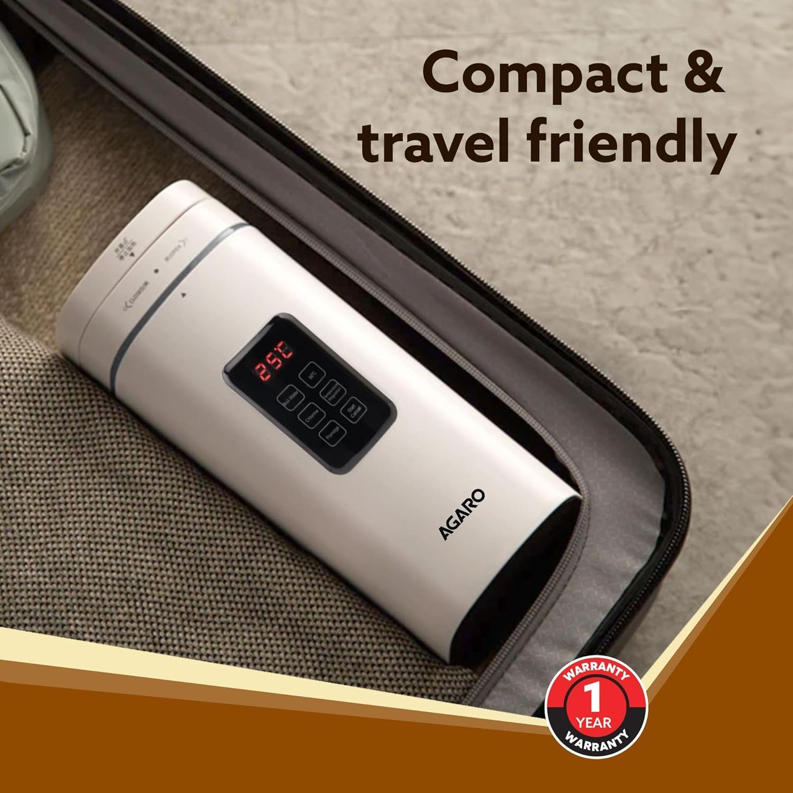 AGARO Delite 0.5 Litre Electric Kettle with Adjustable Temperature Settings (White)_8