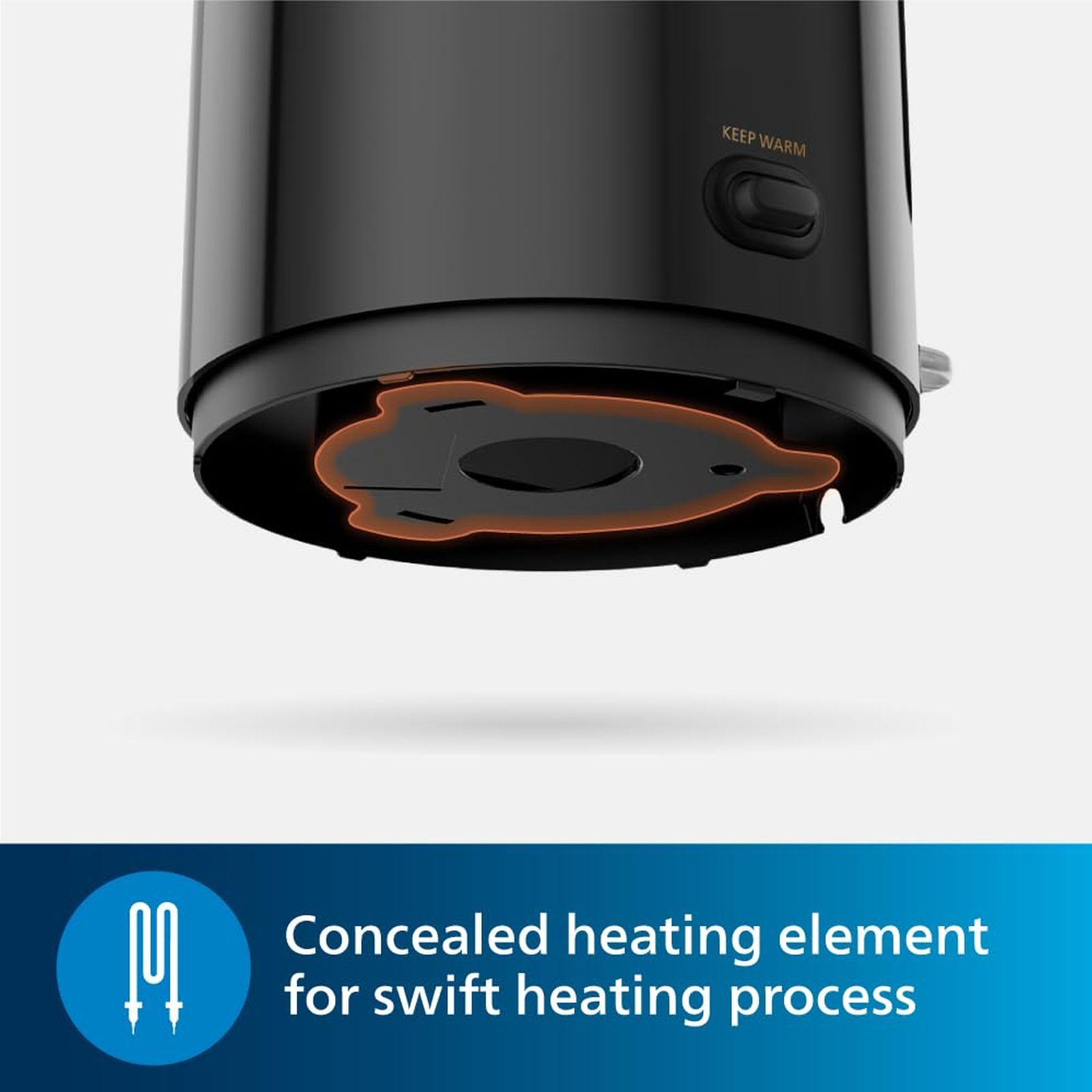 PHILIPS HD9378/80 1300 Watt 1.5 Litre Electric Kettle with Concealed Heating Element (Black) PHILIPS HD9378/80 1300 Watt 1.5 Litre Electric Kettle with Concealed Heating Element (Black)_5