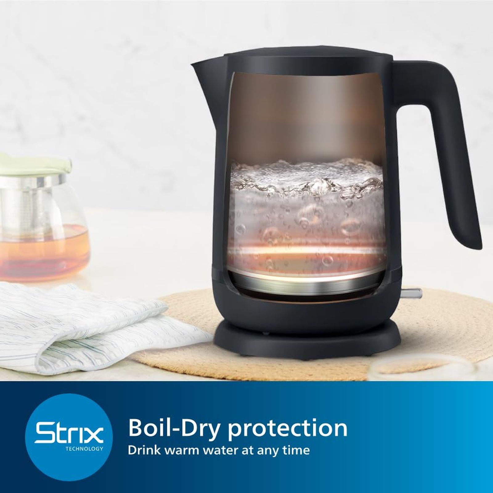 PHILIPS HD9314/90 1800 Watt 1.7 Litre Electric Kettle with Concealed Heating Element (Charcoal Grey) PHILIPS HD9314/90 1800 Watt 1.7 Litre Electric Kettle with Concealed Heating Element (Charcoal Grey)_6