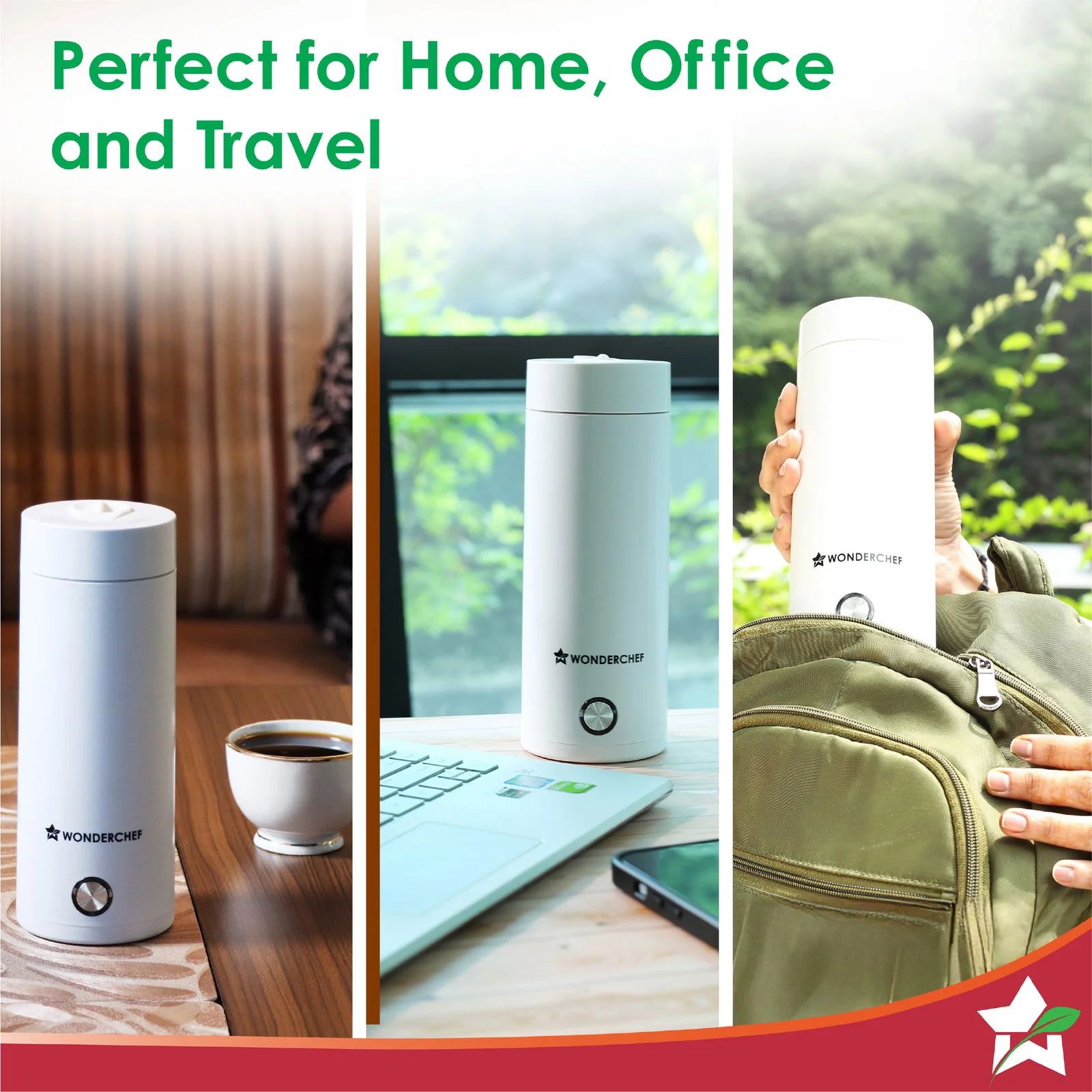 WONDERCHEF Crescent 0.4 Litre Electric Kettle with High-Quality Stainless Steel Interior (White)_8