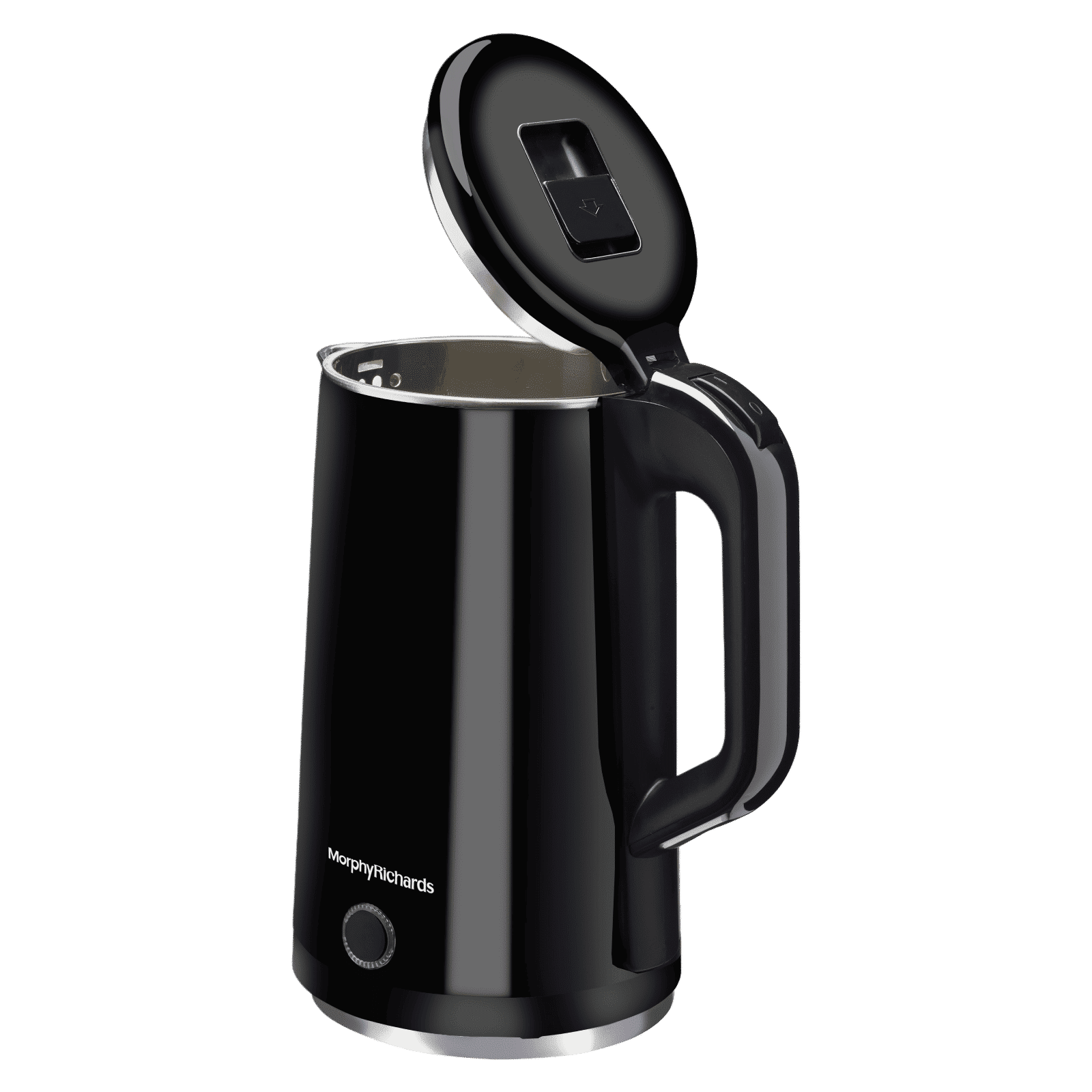 morphy richards Black Beauty 1350 Watt 1.5 Litre Electric Kettle with Auto Shut Off (Black)_3