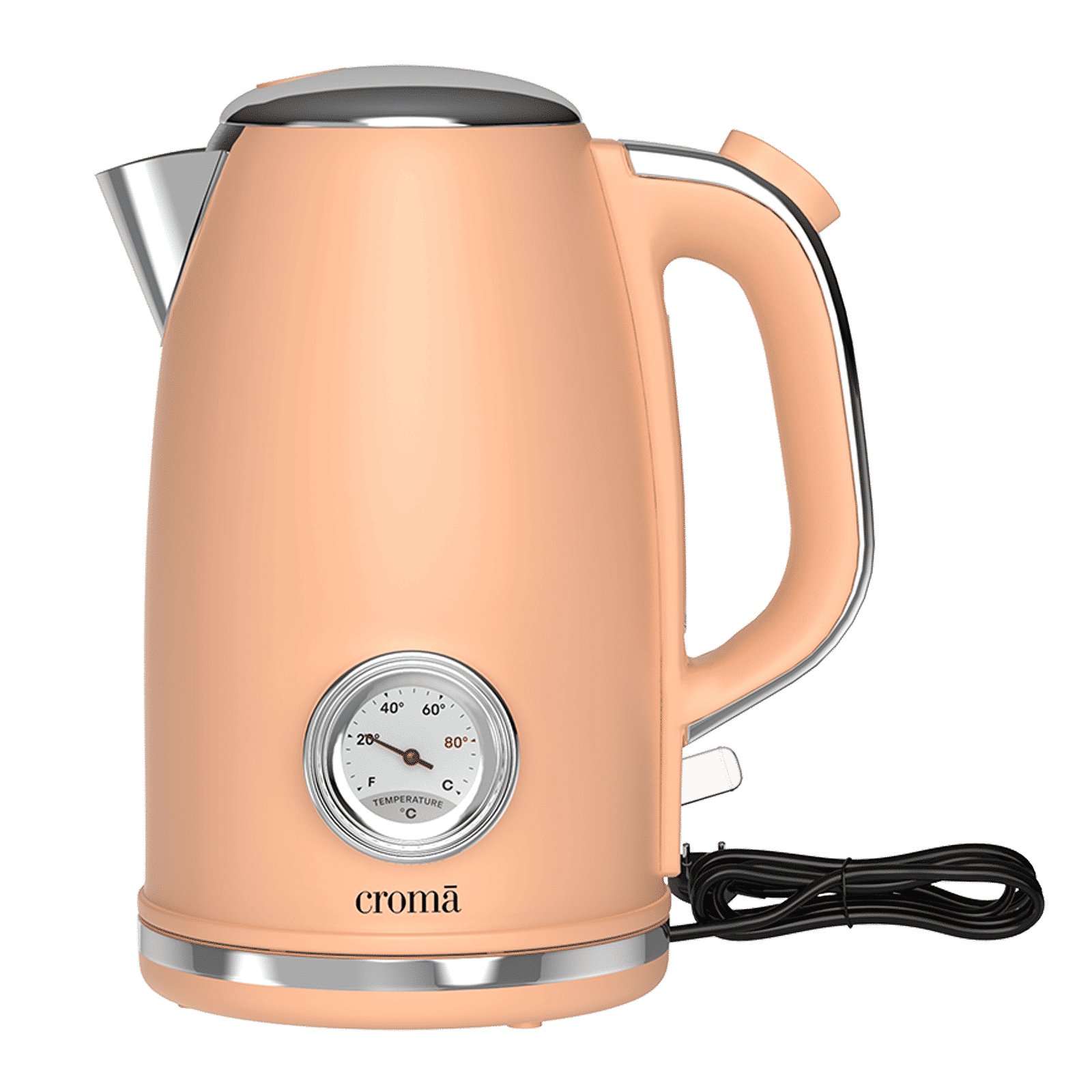 Croma AK5805 1950 Watt 1.7 Litre Electric Kettle with Boil Dry Protection (Peach)_1