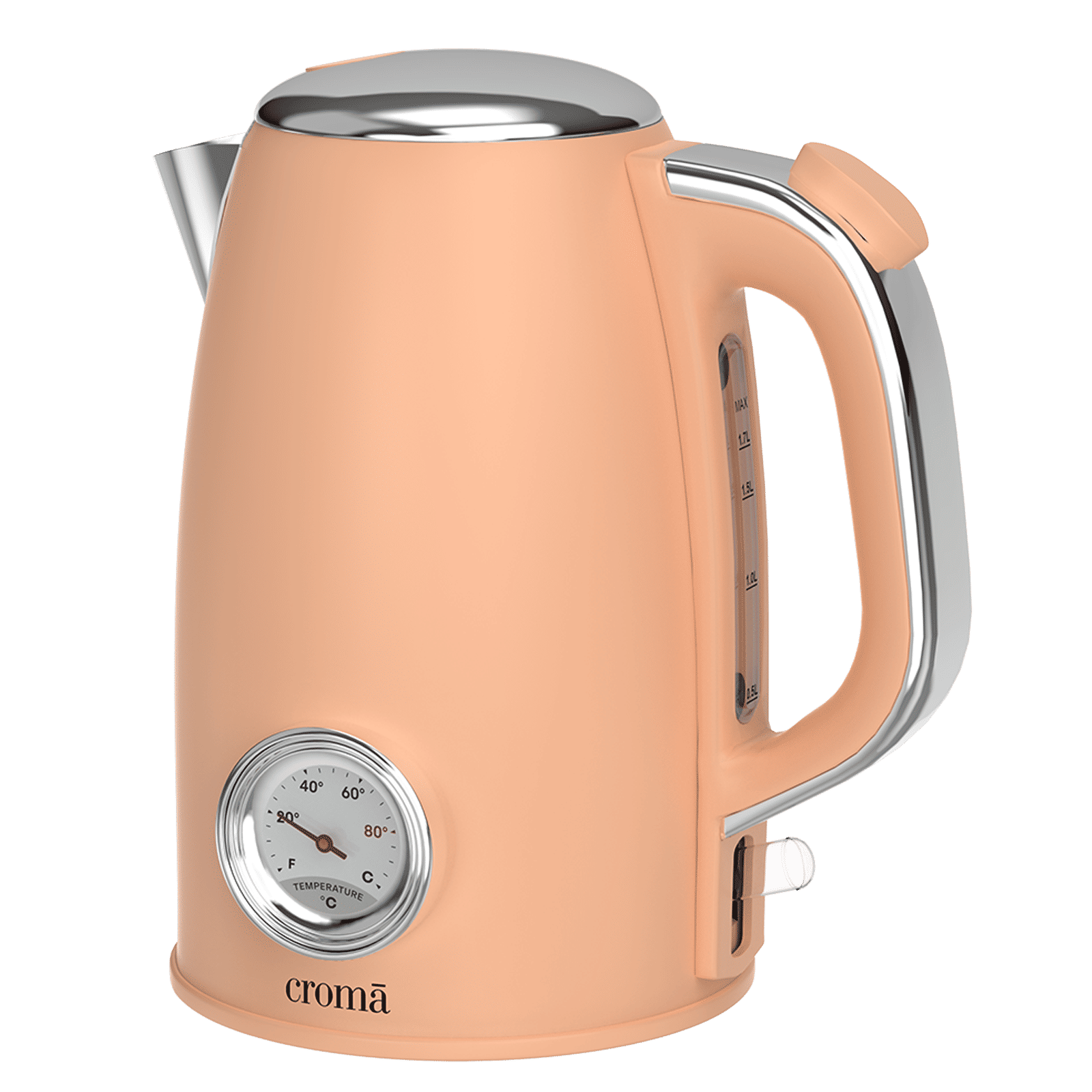 Croma AK5805 1950 Watt 1.7 Litre Electric Kettle with Boil Dry Protection (Peach)_4