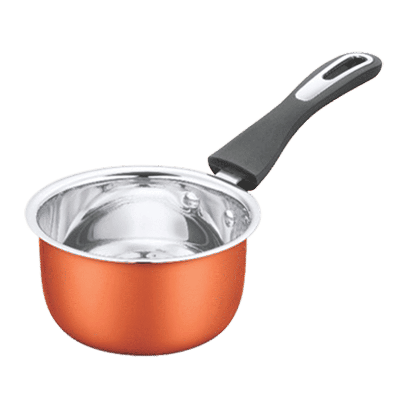 COOKAID 4 Pcs Non Stick Stainless Steel Cookware Set (Even & Fast Heating, Copper)_2