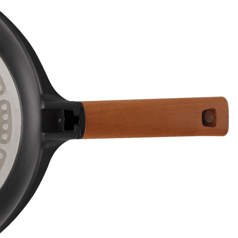 WONDERCHEF Caesar Pan (Wooden Handle, 60018303, Black)_11