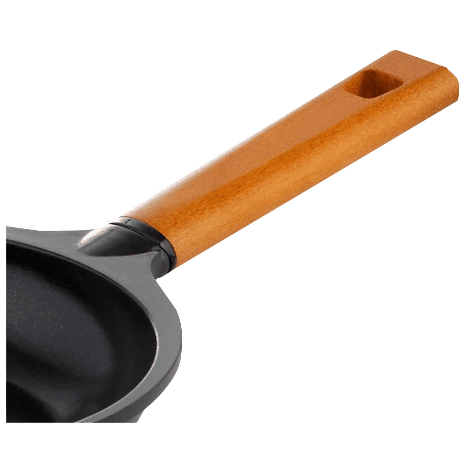 WONDERCHEF Caesar Pan (Wooden Handle, 60018303, Black)_7