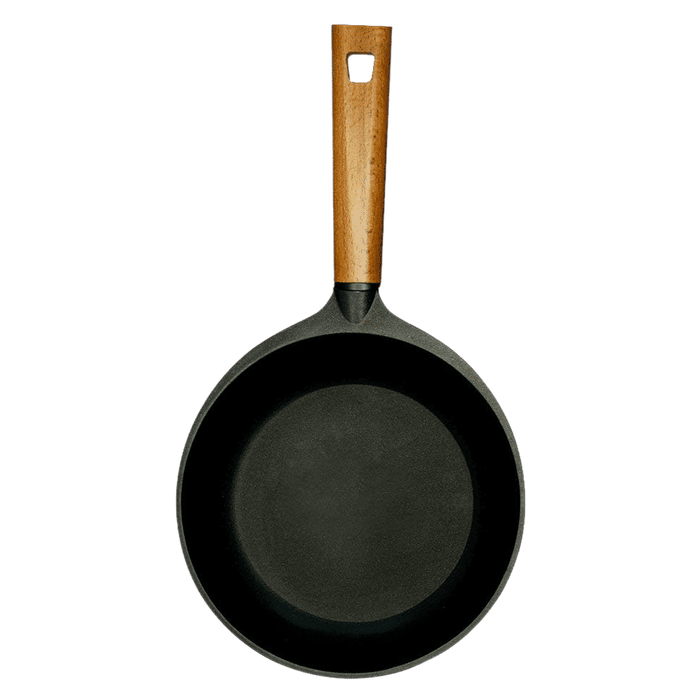 WONDERCHEF Caesar Pan (Wooden Handle, 60018303, Black)_10
