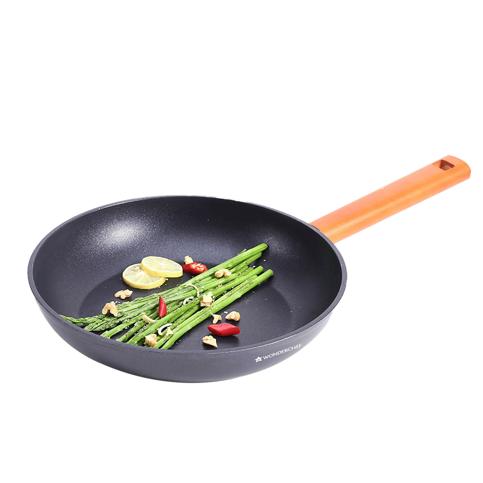 WONDERCHEF Caesar Pan For Stoves and Cooktops (Pure Grade Aluminium, 60018304, Black)_9