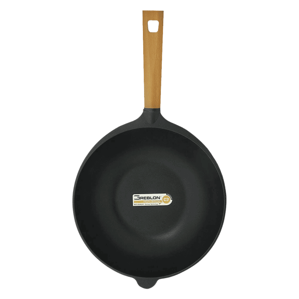 WONDERCHEF Caesar 28 cm Wok (63151591, Black) WONDERCHEF Caesar 28 cm Wok (63151591, Black)_3