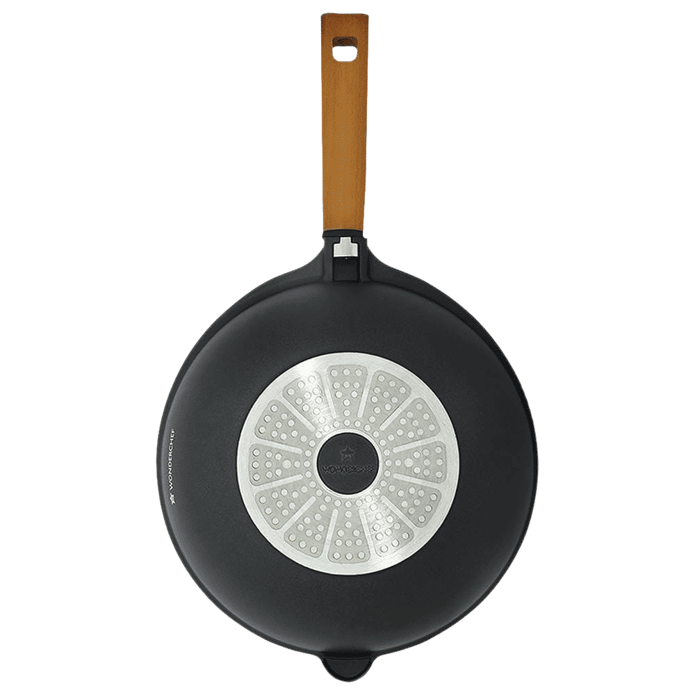 WONDERCHEF Caesar 28 cm Wok (63151591, Black) WONDERCHEF Caesar 28 cm Wok (63151591, Black)_4