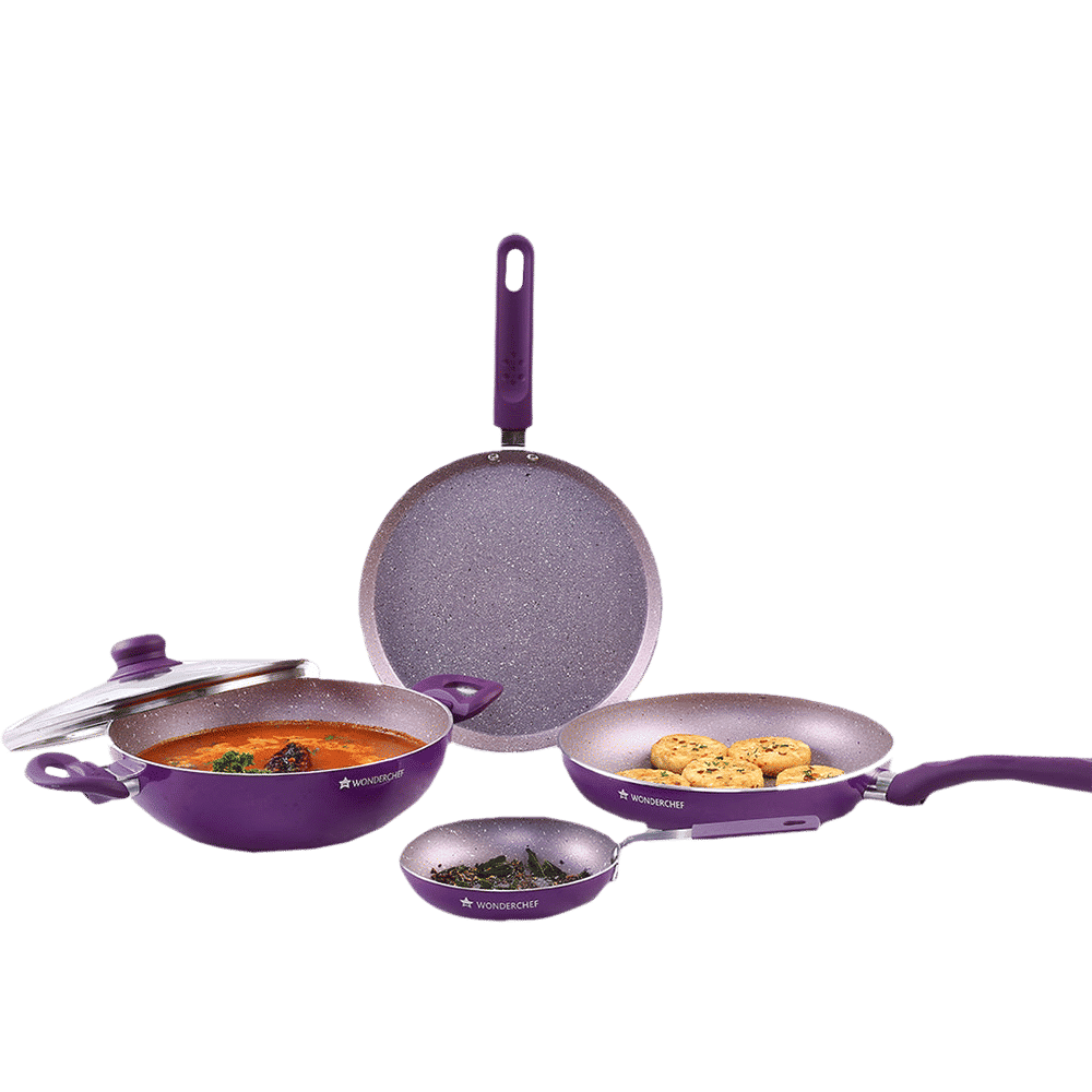 WONDERCHEF Royal Cooking Utensils (Non-stick Coating, 60018331, Purple) WONDERCHEF Royal Cooking Utensils (Non-stick Coating, 60018331, Purple)_5