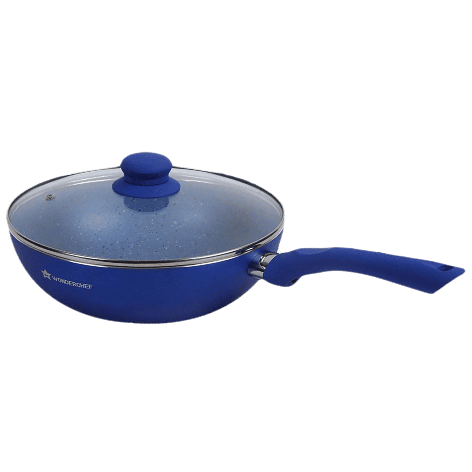WONDERCHEF Royal Velvet 5 Pcs Non Stick Aluminium Cookware Set (Induction Compatible, Even Heat Distribution, Blue) WONDERCHEF Royal Velvet 5 Pcs Non Stick Aluminium Cookware Set (Induction Compatible, Even Heat Distribution, Blue)_10