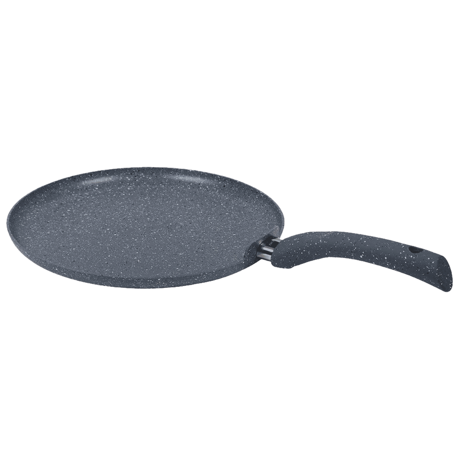 WONDERCHEF Granite 28cm Non Stick Aluminium Dosa Tawa (Induction Compatible, Even Heat Distribution, Grey)_4