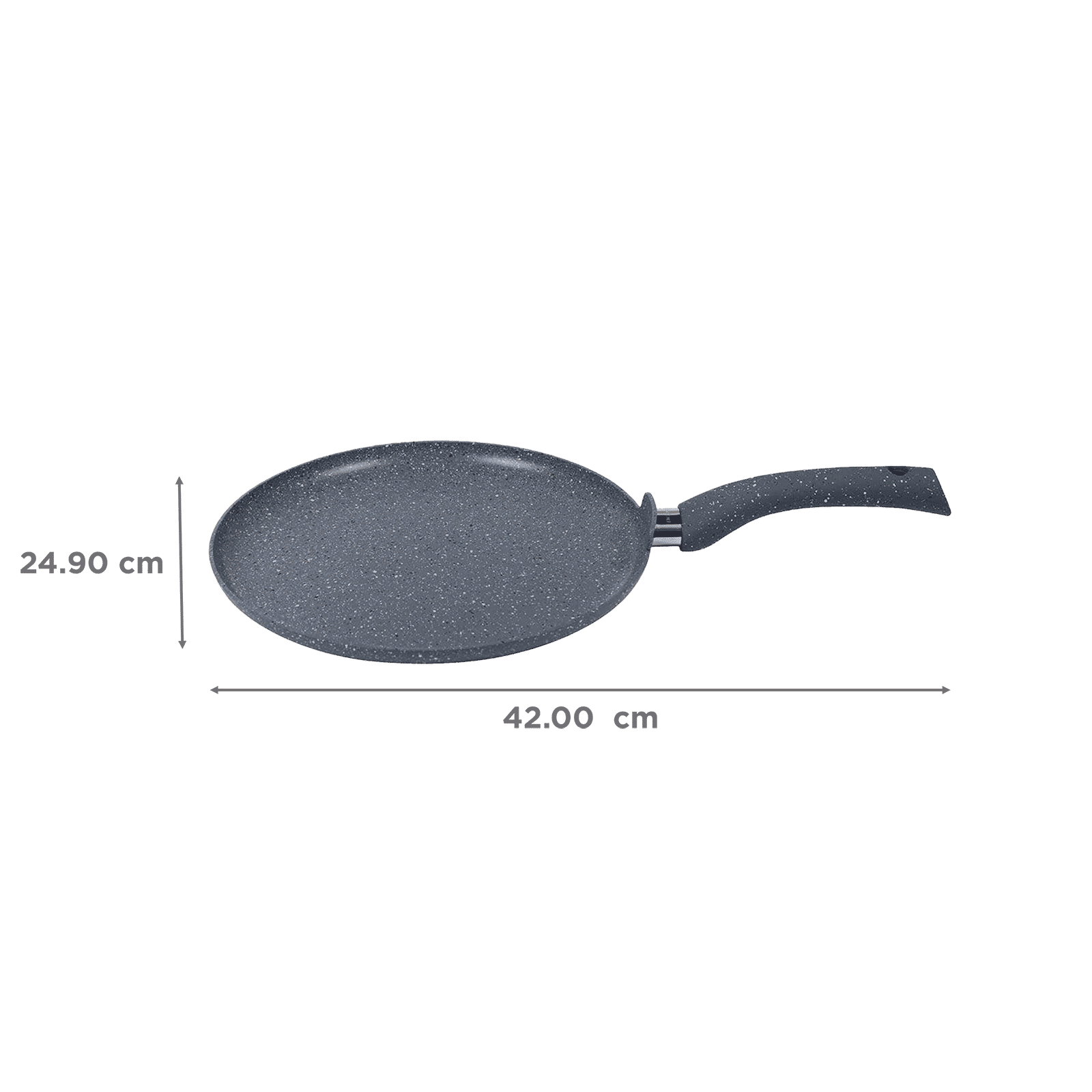WONDERCHEF Granite Dosa Tawa (24cm, 63151684, Grey)_2