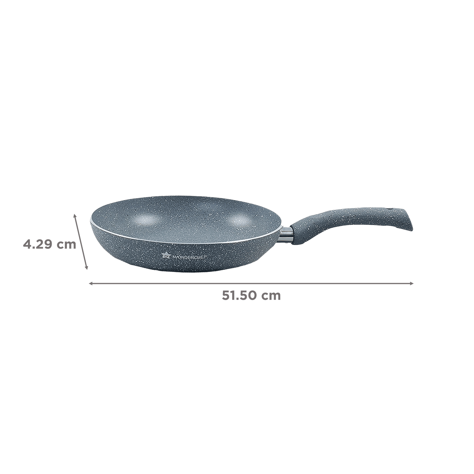 WONDERCHEF Frying Pan (Soft-touch Handle, 63152993, Grey)_2