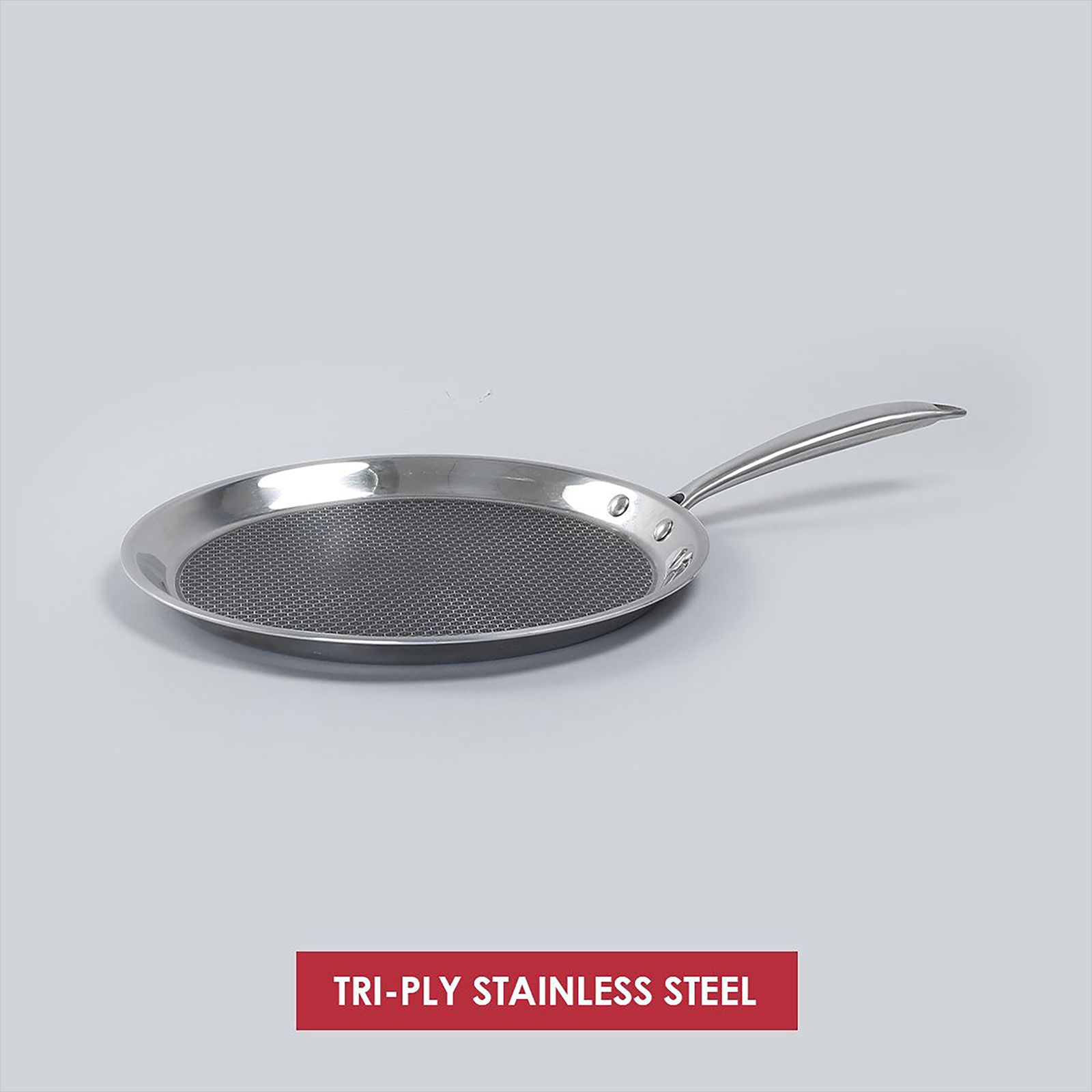 WONDERCHEF Stanton Dosa Tawa (304 Stainless Steel Body, 63152777, Silver)_5