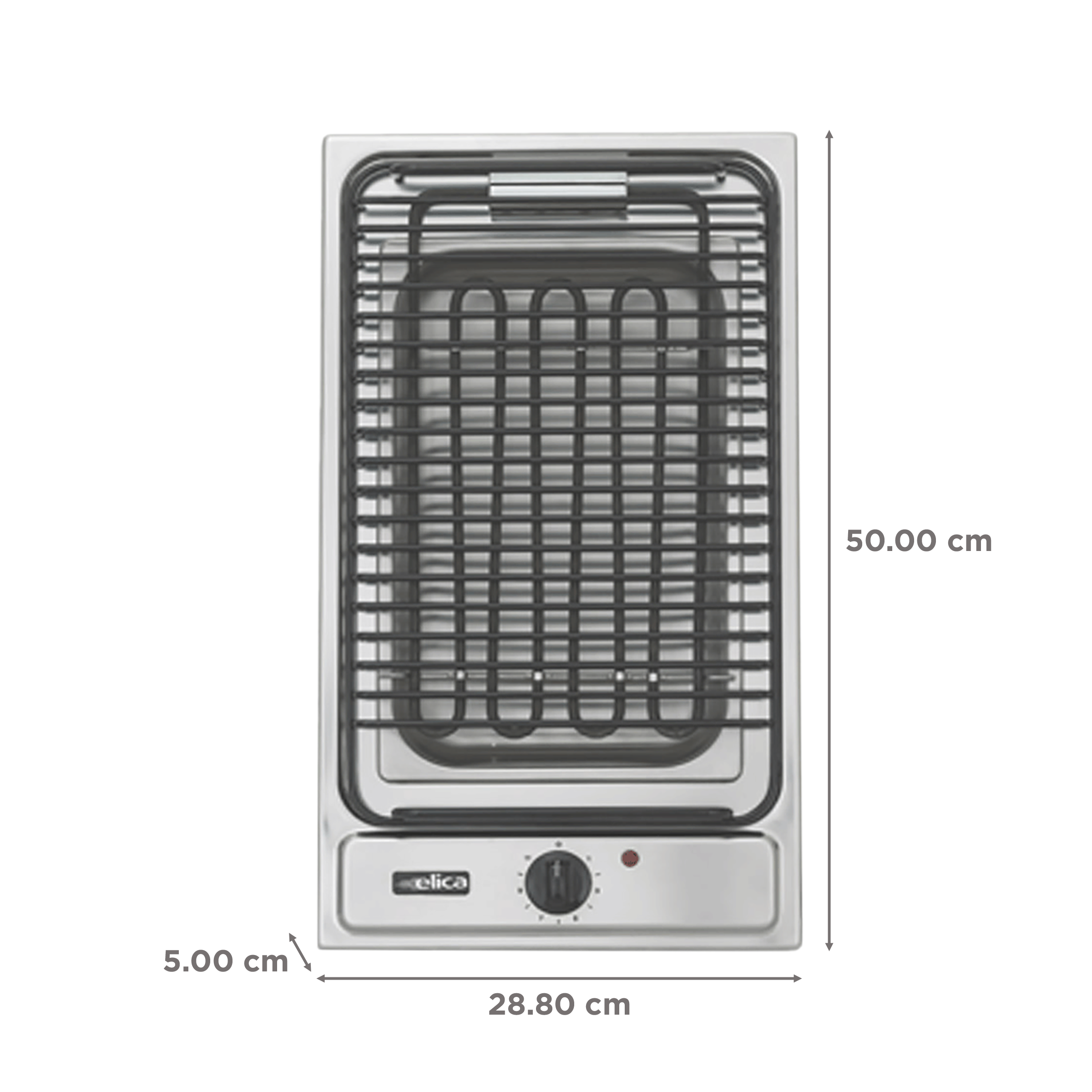 elica NC30 2500W Electric Built-In Barbeque Griller (Removable Enamelled Grid)_2