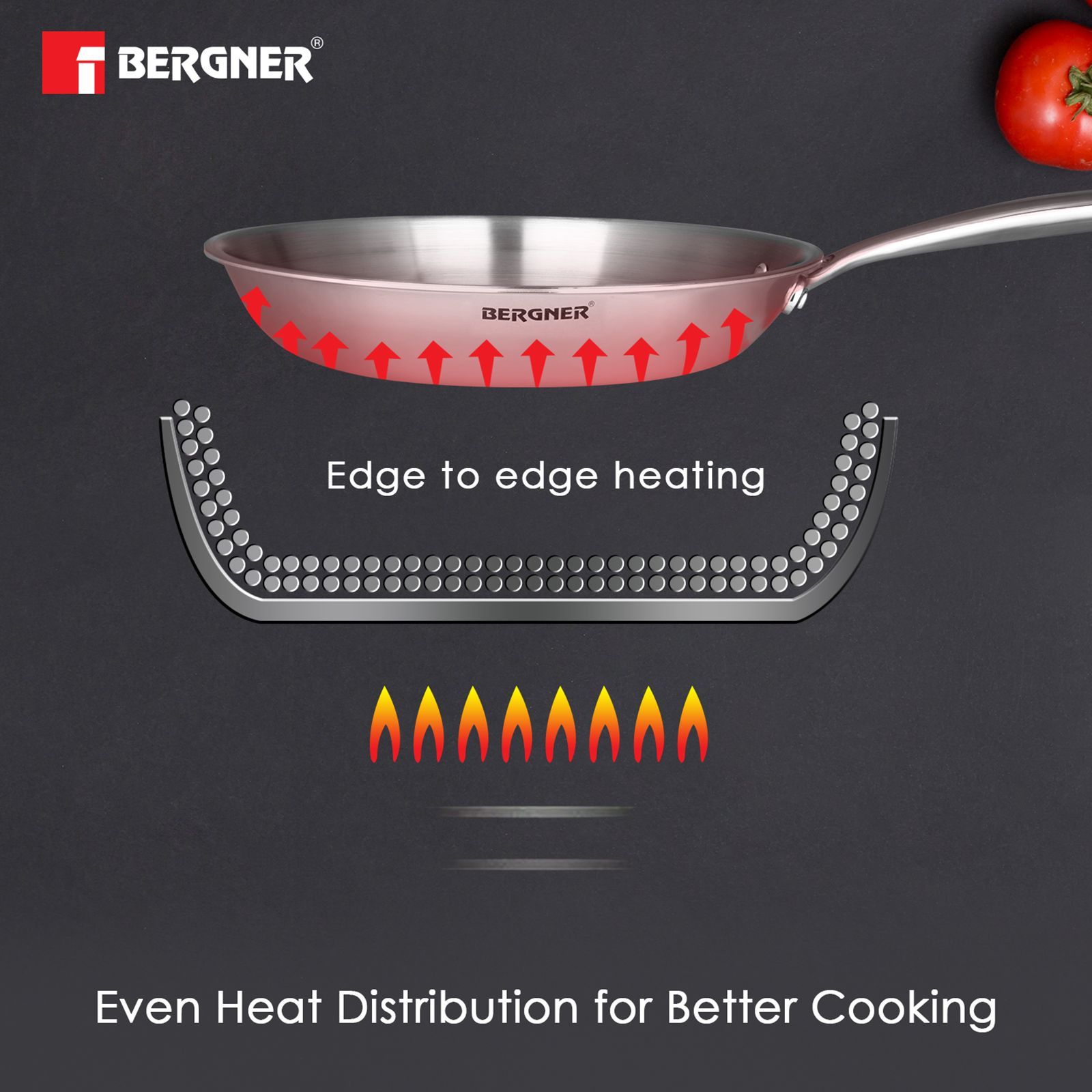 BERGNER Argent Triply 1.5L Non Stick Stainless Steel Fry Pan (Induction Compatible, Even Heat Distribution, Silver)_11