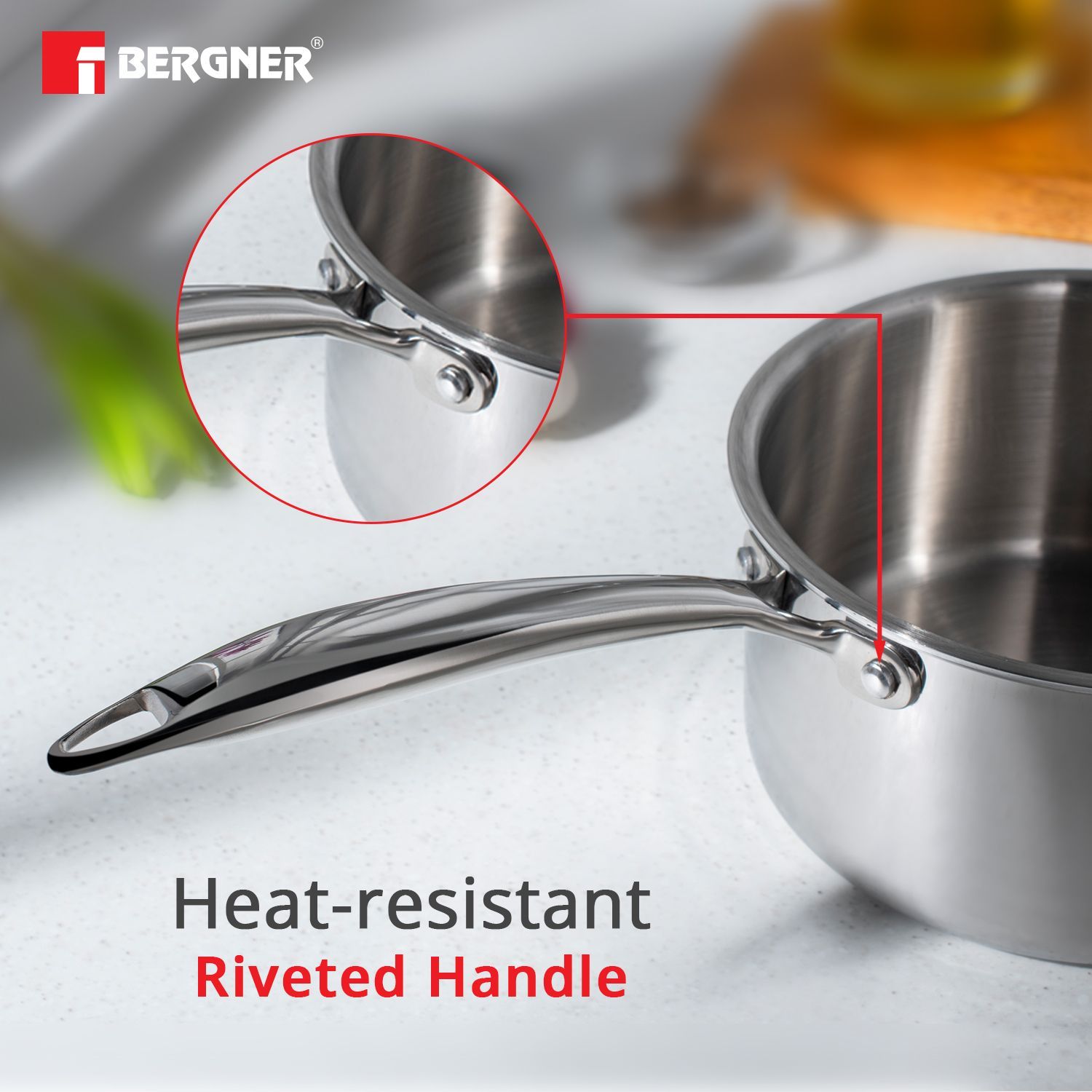 BERGNER Argent 1.6L Stainless Steel Sauce Pan with Stainless Steel Lid (Induction Compatible, Even Heat Distribution, Silver)_12