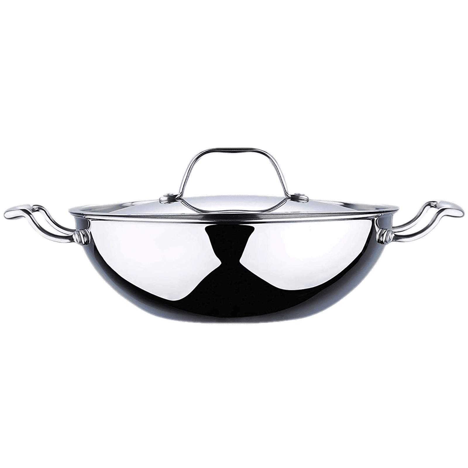 BERGNER Argent Triply 1.5L Non Stick Stainless Steel Kadhai with Stainless Steel Lid (Induction Compatible, Dishwasher Safe, Silver)_10