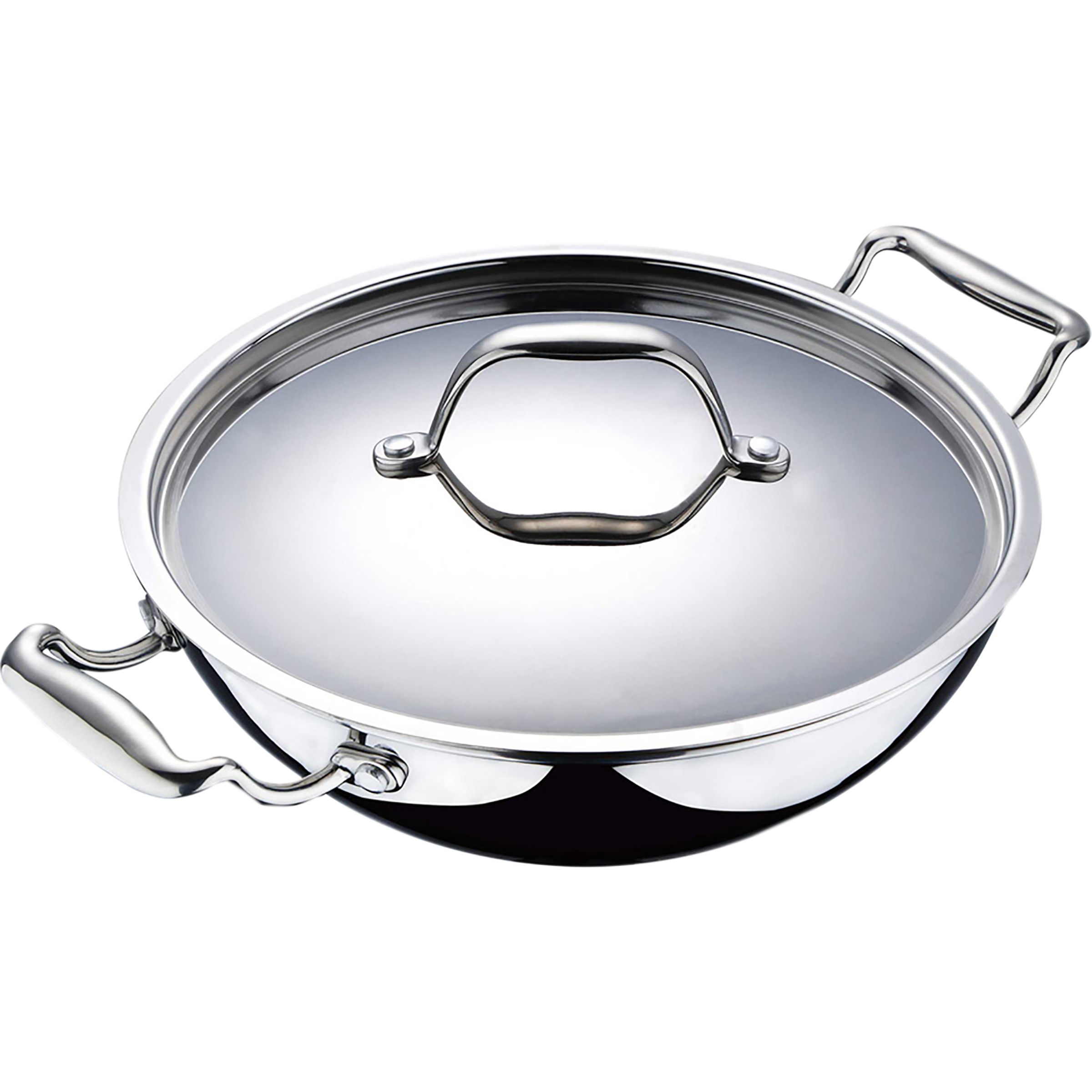 BERGNER Argent Triply 1.5L Non Stick Stainless Steel Kadhai with Stainless Steel Lid (Induction Compatible, Dishwasher Safe, Silver)_11