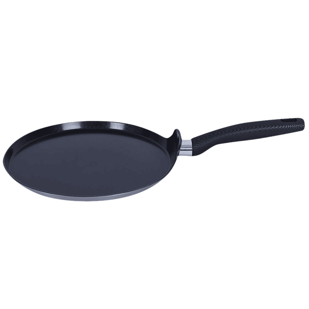 BERGNER Carbon TT 100ml Non Stick Aluminium Fry Pan (Induction Compatible, Even Heat Distribution, Silver) BERGNER Carbon TT 100ml Non Stick Aluminium Fry Pan (Induction Compatible, Even Heat Distribution, Silver)_1