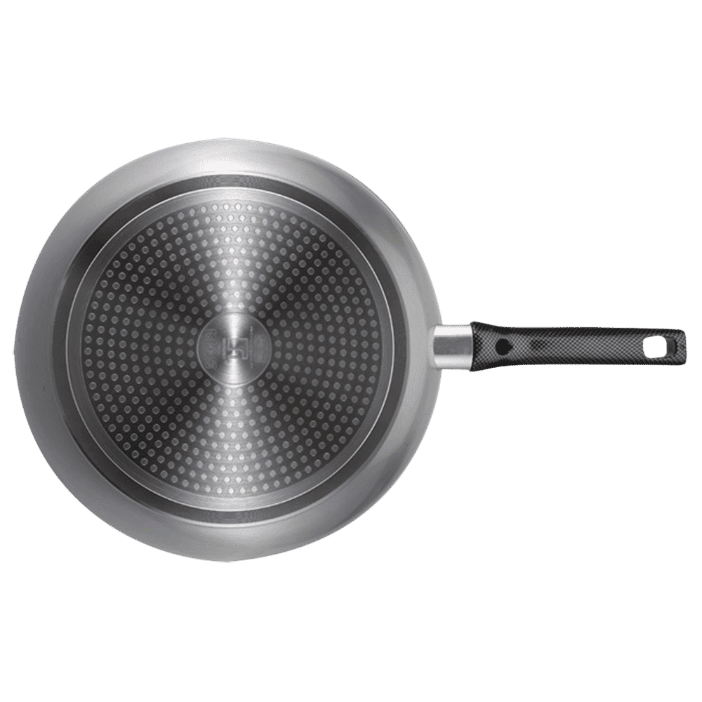 BERGNER Carbon TT 100ml Non Stick Aluminium Fry Pan (Induction Compatible, Dishwasher Safe, Silver)_5