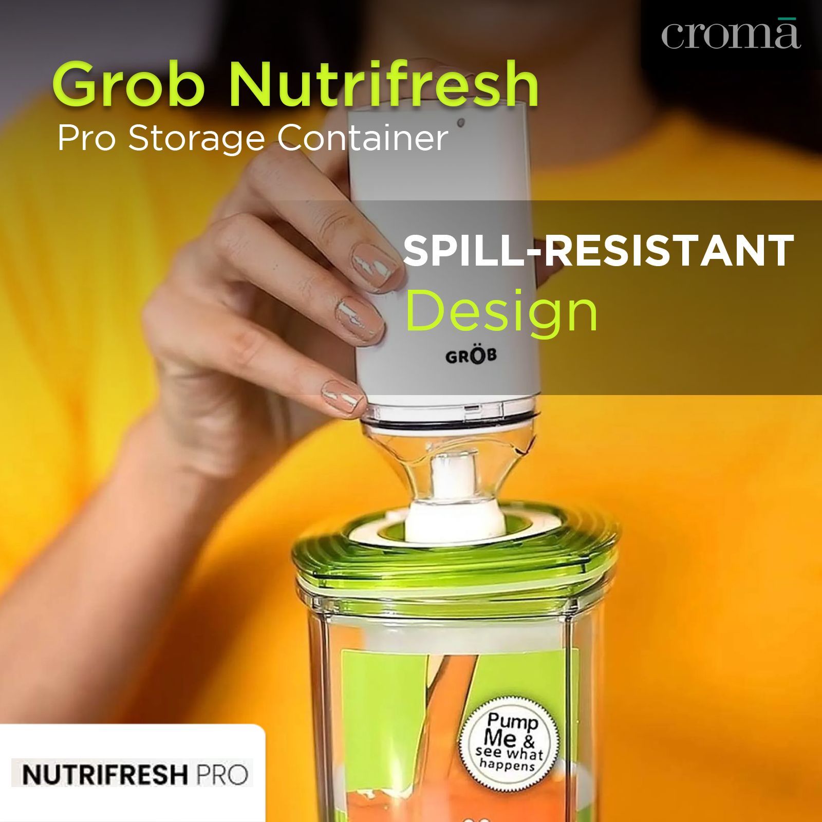 Grob Nutrifresh Pro Storage Container (Anti Fungal and Hygienic, Transparent) Grob Nutrifresh Pro Storage Container (Anti Fungal and Hygienic, Transparent)_9