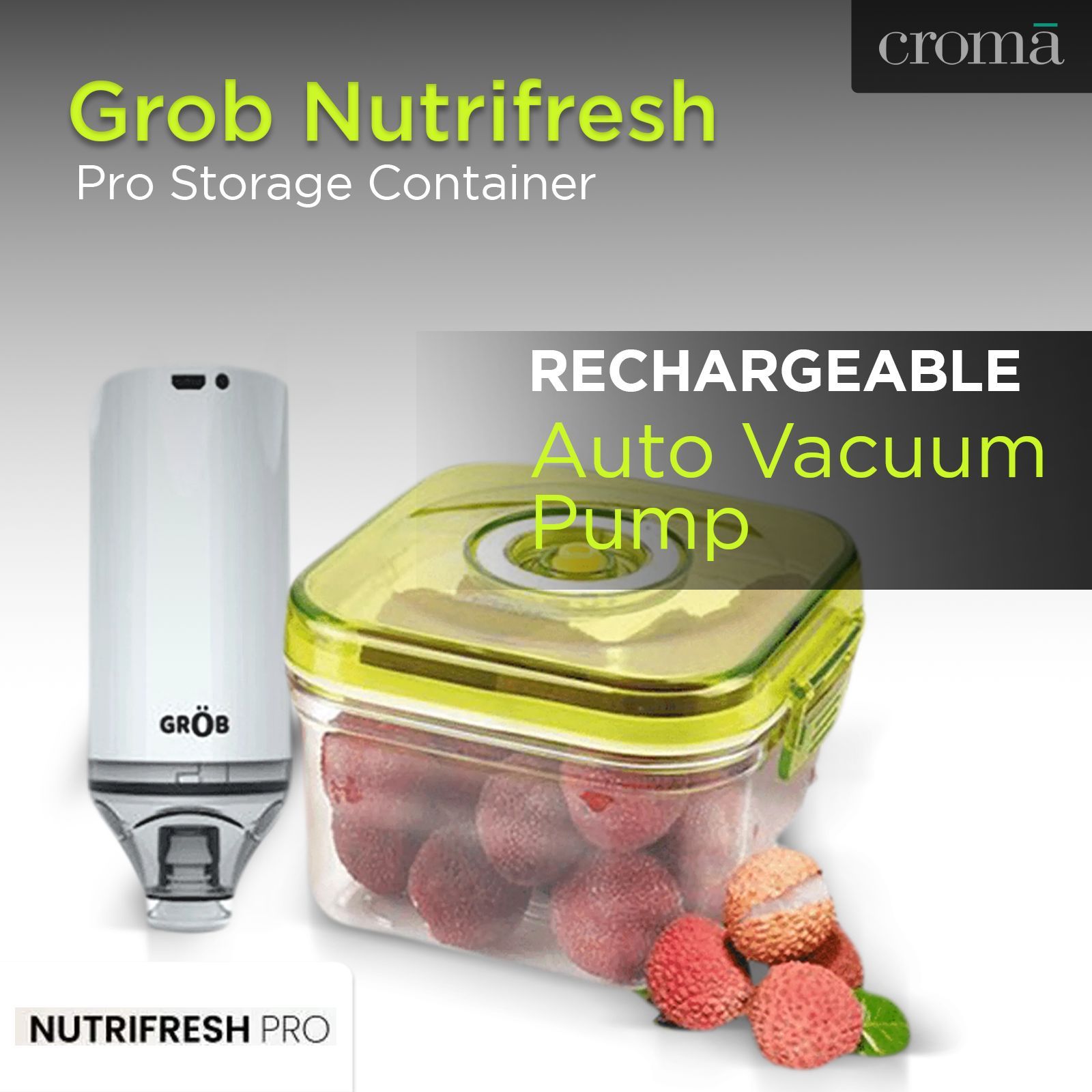 Grob Nutrifresh Pro Storage Container (Anti Fungal and Hygienic, Transparent) Grob Nutrifresh Pro Storage Container (Anti Fungal and Hygienic, Transparent)_11