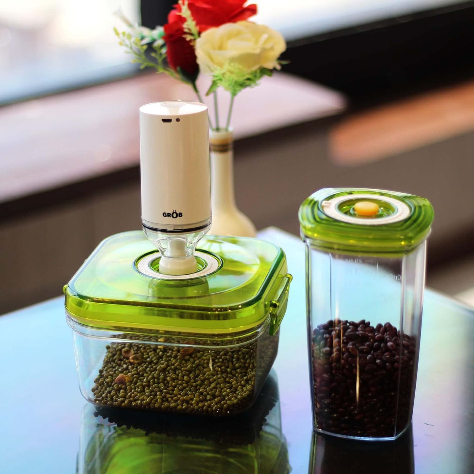 Grob Nutrifresh Pro Storage Container (Anti Fungal and Hygienic, Transparent) Grob Nutrifresh Pro Storage Container (Anti Fungal and Hygienic, Transparent)_5