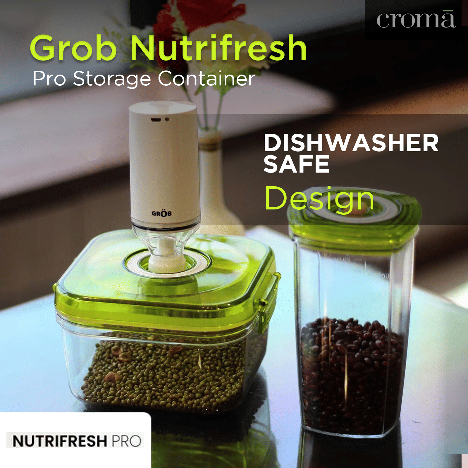 Grob Nutrifresh Pro Storage Container (Anti Fungal and Hygienic, Transparent) Grob Nutrifresh Pro Storage Container (Anti Fungal and Hygienic, Transparent)_8
