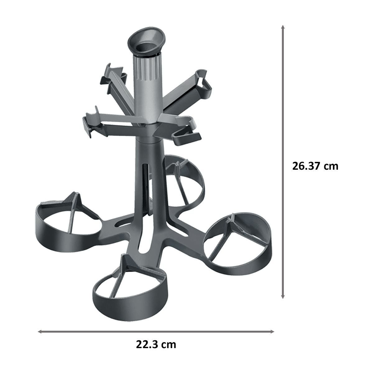BOSCH Glass Holder for Dishwasher (Secure Holder, 791040, Dark Grey)_2