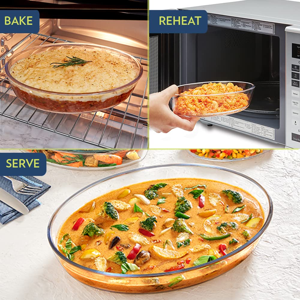 BOROSIL 1.6L Borosilicate Glass Baking Dish (Scratch Resistant, Transparent)_5