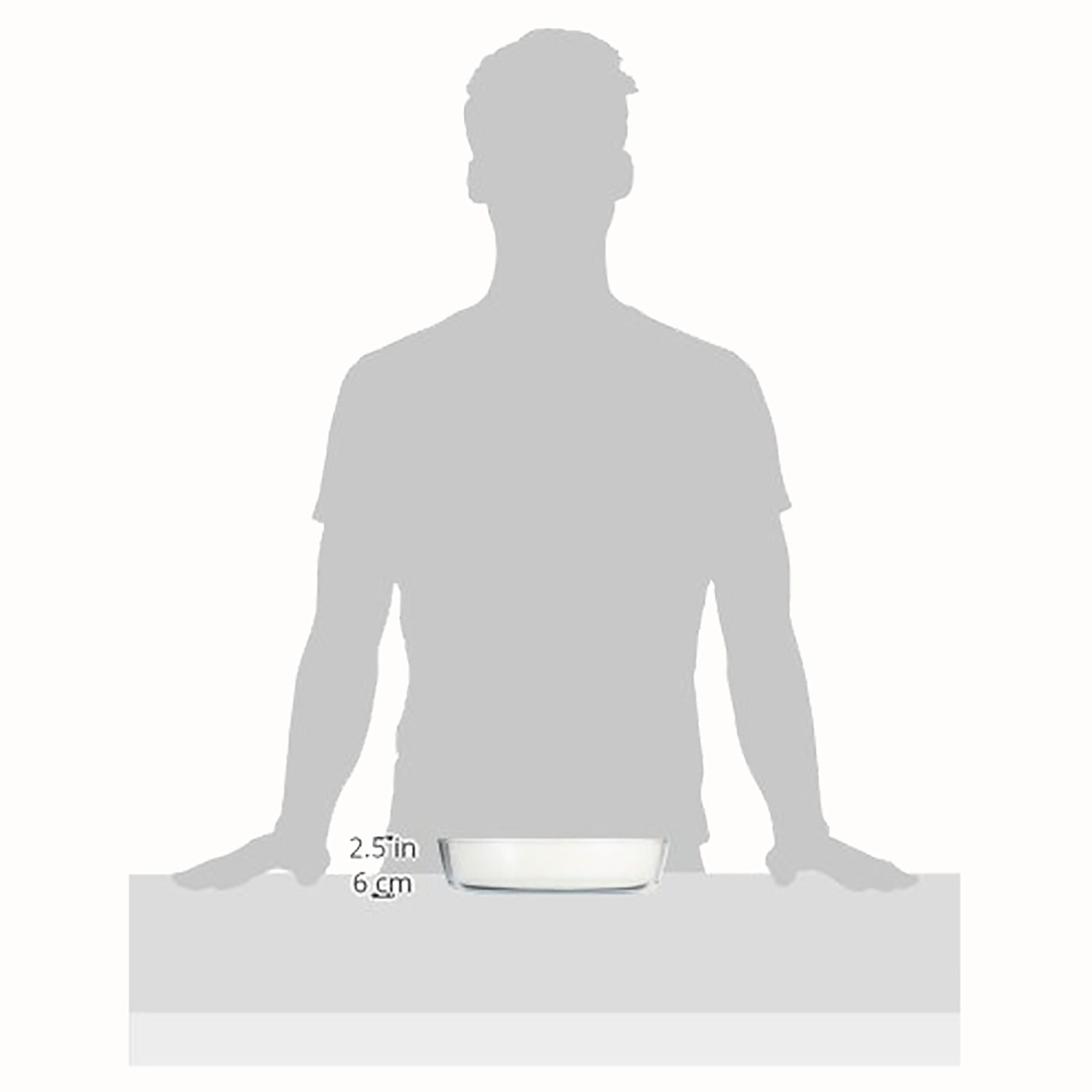 BOROSIL 1.6L Borosilicate Glass Baking Dish (Scratch Resistant, Transparent)_7