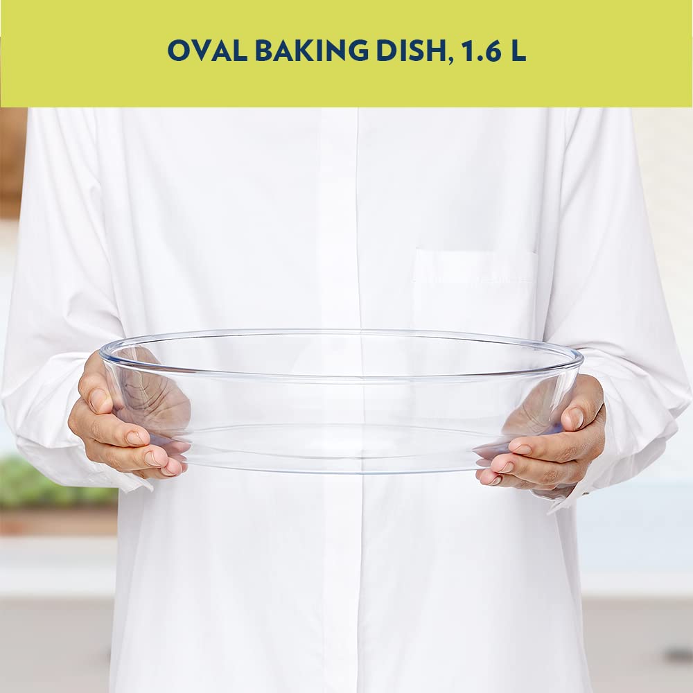 BOROSIL 1.6L Borosilicate Glass Baking Dish (Scratch Resistant, Transparent)_9