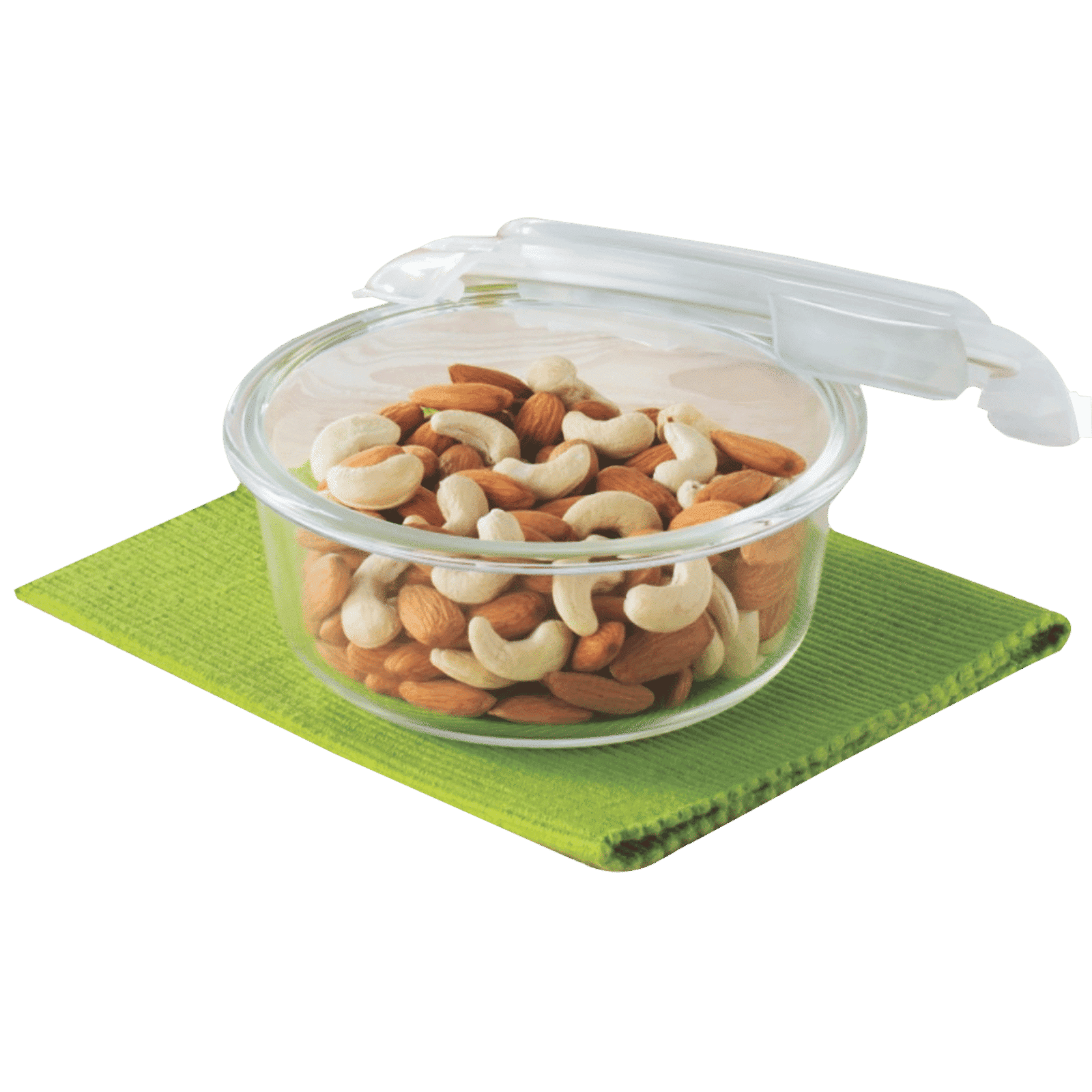 BOROSIL Klip n Store 620ml Borosilicate Glass Container with Air Tight Lid (Scratch Resistant, Transparent) BOROSIL Klip n Store 620ml Borosilicate Glass Container with Air Tight Lid (Scratch Resistant, Transparent)_1