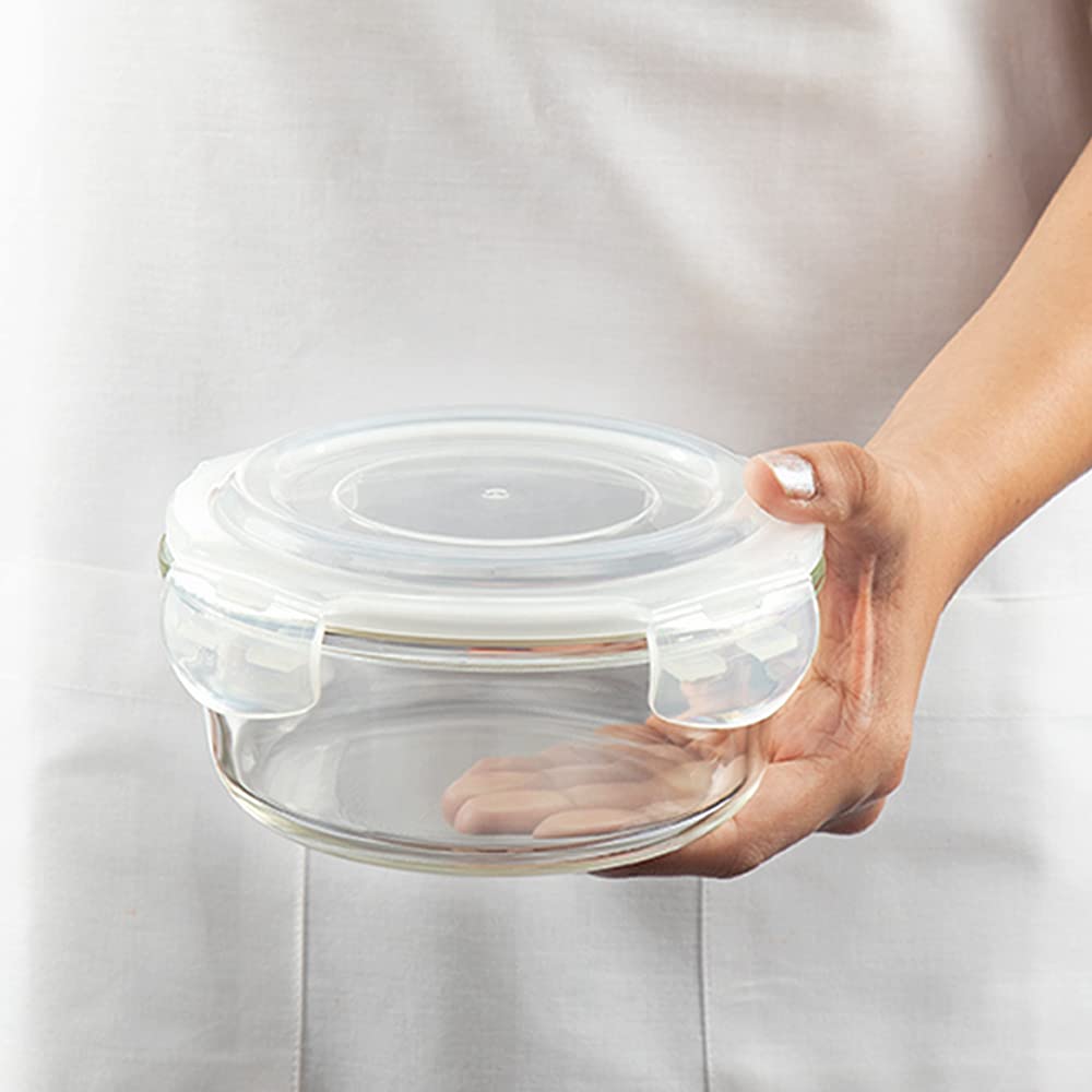 BOROSIL Klip n Store 620ml Borosilicate Glass Container with Air Tight Lid (Scratch Resistant, Transparent) BOROSIL Klip n Store 620ml Borosilicate Glass Container with Air Tight Lid (Scratch Resistant, Transparent)_7
