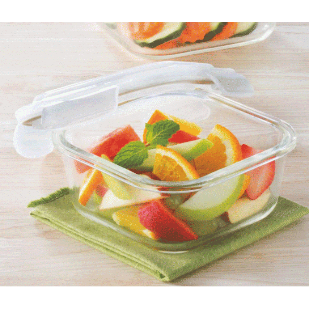BOROSIL Klip n Store 520ml Borosilicate Glass Container with Air Tight Lid (Scratch Resistant, Transparent) BOROSIL Klip n Store 520ml Borosilicate Glass Container with Air Tight Lid (Scratch Resistant, Transparent)_5