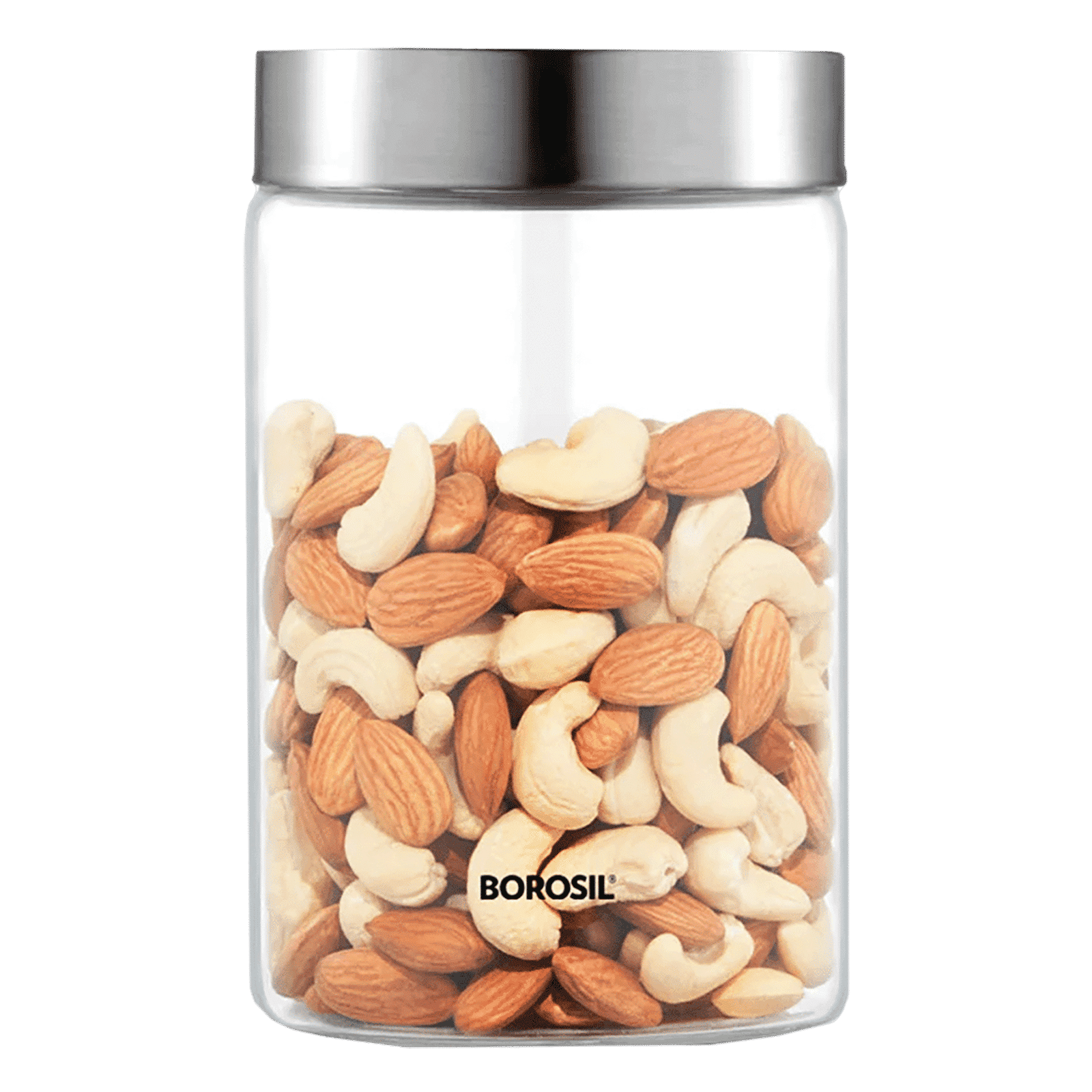 BOROSIL Endura 900ml Borosilicate Glass Jar with Screw Top Lid (Scratch Resistant, Transparent)_1