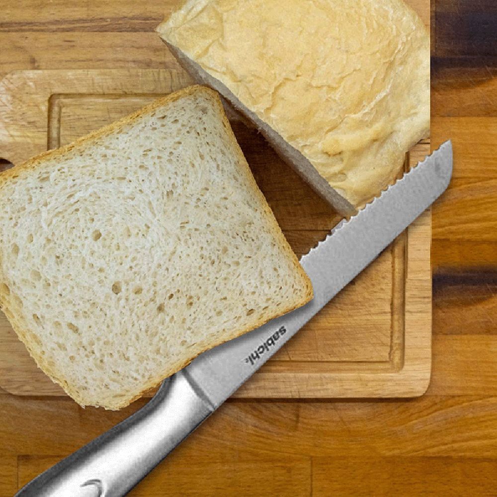 sabichi Haden Aspire 20.32CM Bread Knife (Corrosion Resistant, Silver) sabichi Haden Aspire 20.32CM Bread Knife (Corrosion Resistant, Silver)_4