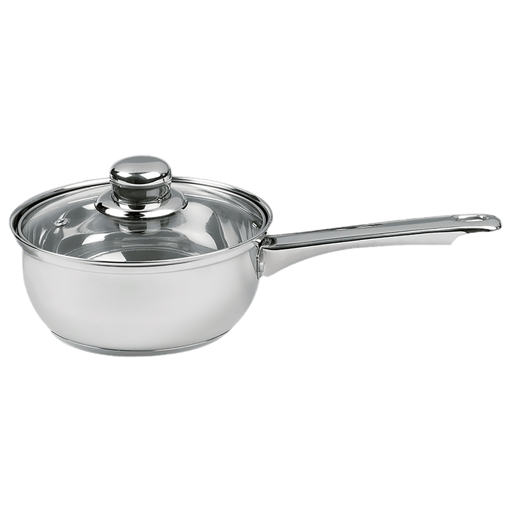 sabichi Saucepan with Glass Lid (18cm, 93745 -I, Silver)_1